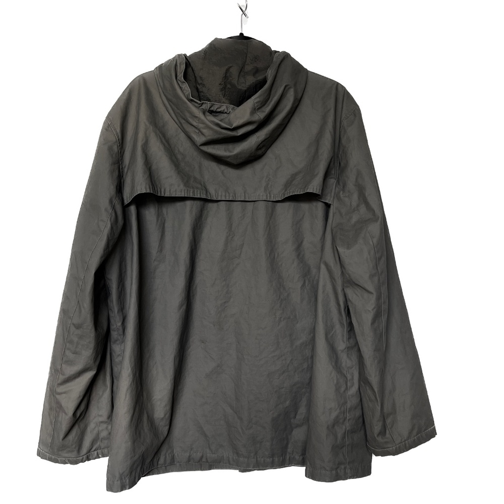 Frank & Oak Men Jacket Gray Full Zipper Hood w Drawstring XL Style 1410016 Lined - Picture 3 of 6